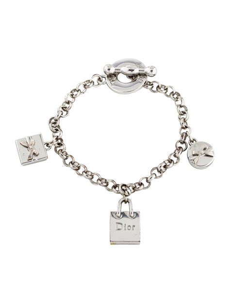 dior silver bracelet
